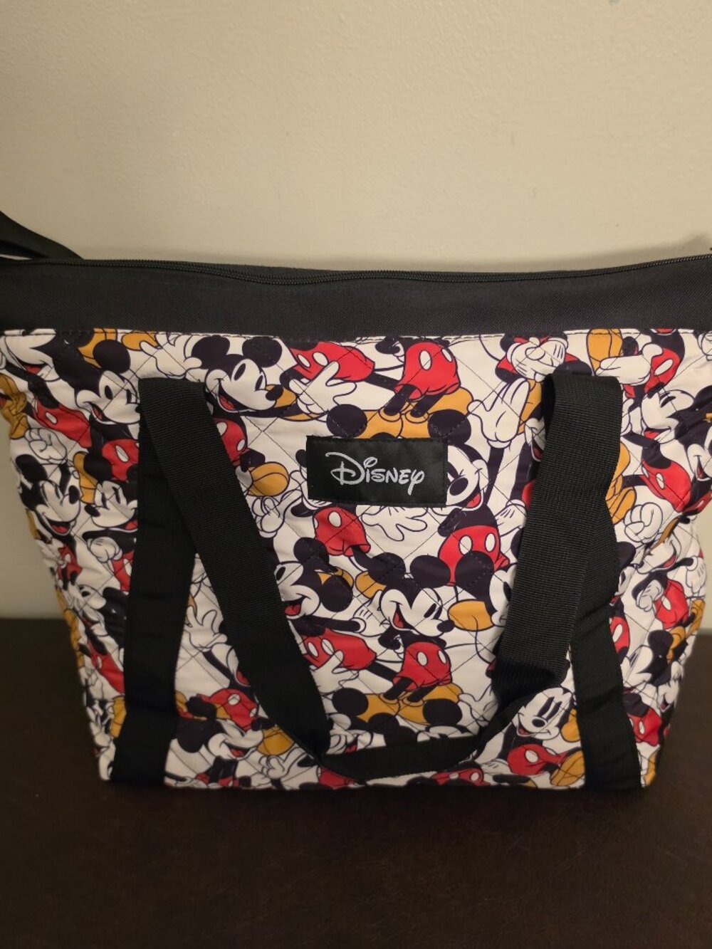 Disney Mickey Mouse all over Large 14" inch Tote Bag